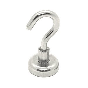 6\'LI PAKET 16mm Neodyum Kancalı Pot Mıknatıs