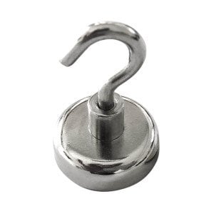 6\'LI PAKET 25mm Neodyum Kancalı Pot Mıknatıs