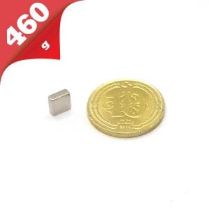 Boy 5mm  En 5mm Kalınlık 2mm N35 seri Güçlü Neodyum Mıknatıs