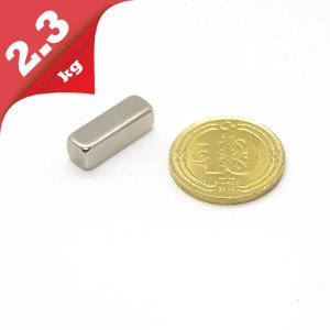 Boy 15mm  En 5mm Kalınlık 5mm N35 seri Güçlü Neodyum Mıknatıs