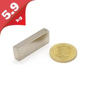 Boy 28mm  En 10mm Kalınlık 5mm N35 seri Güçlü Neodyum Mıknatıs