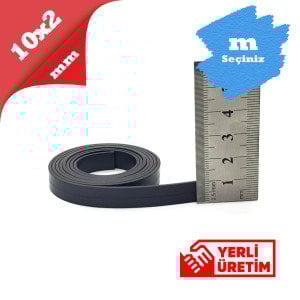 10x2mm  Esnek Şerit Mıknatıs