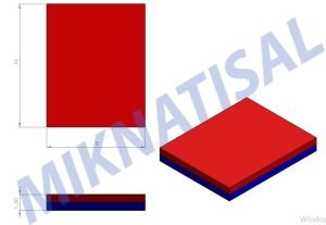 20'Lİ PAKET Boy 10mm En 8mm Kalınlık 1,3mm N35 Köşeli Güçlü Neodyum Mıknatıs