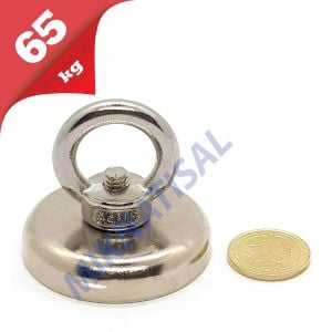 42mm Neodyum Pot Mıknatıs - Magnet Fishing Çok Güçlü Kurtarma Mıknatısı