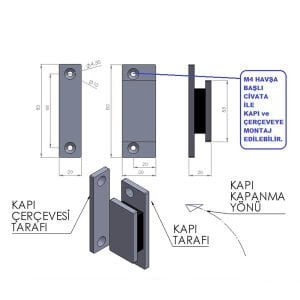 MIKNATISLI KAPI KİLİDİ