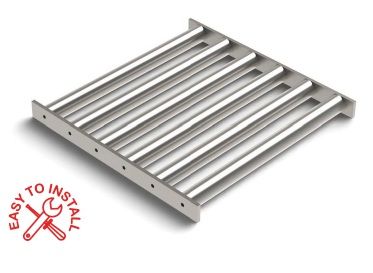 L400W400 MM D32 MM 6 ÇUBUKLU TEK KATLI NEODİMYUM MANYETİK ELEK