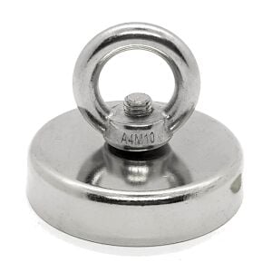 D32t8 MM M6h18 NEODİMYUM MAPALI POT MIKNATIS, AYBOLTLU