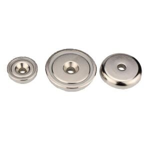 25mm Neodyum Havşa Delikli Pot Mıknatıs - Gömme Vidalanabilir Pot Mıknatıs